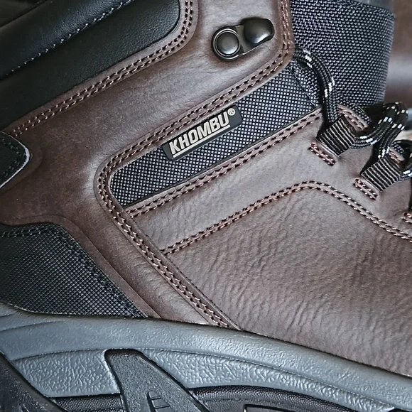 NWOB Khombu Faux Leather Top Tactical Boots.